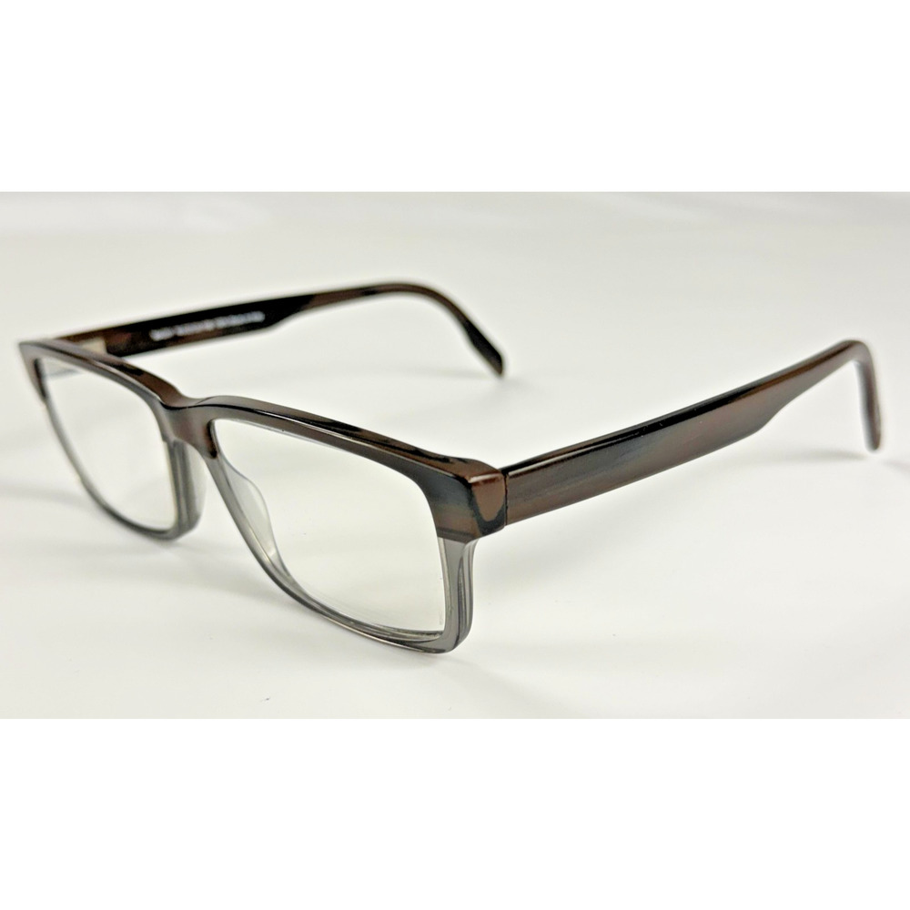Maui Jim MJO2120-19B Brown Gray Mens Rect 57-17-145mm Eyeglasses FRAMES ONLY
